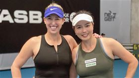 ▲詹詠然闖進奧克蘭女網賽女雙4強。（圖／翻攝自詹詠然臉書）