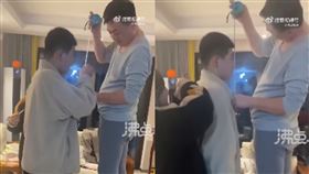 12歲男童身高高達191公分。（圖／翻攝沸點視頻）