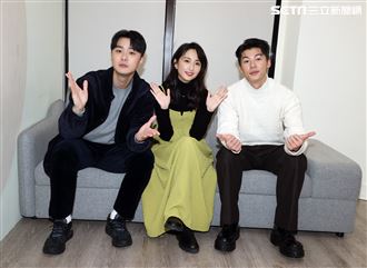 「想見你」演員許光漢、柯佳嬿、施柏宇。（記者邱榮吉/攝影）