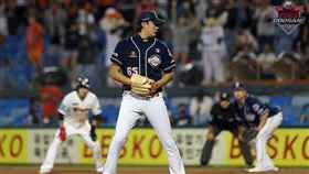 ▲斗山熊鄭哲元。（資料照／取自斗山熊FB）