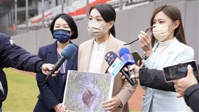 高虹安,新竹棒球場,電纜線,廠商（圖／新竹市政府提供）