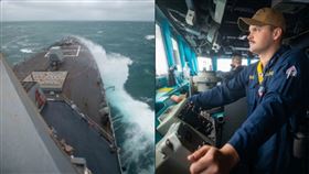 美國,海軍,驅逐艦,鍾雲號,台灣海峽