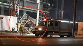 工地吊臂墜落21樓砸死6工人！驚悚畫面曝