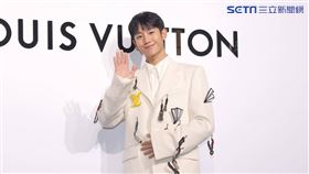 丁海寅現身台北101，為精品品牌開幕站台。（圖／記者楊澍攝影）