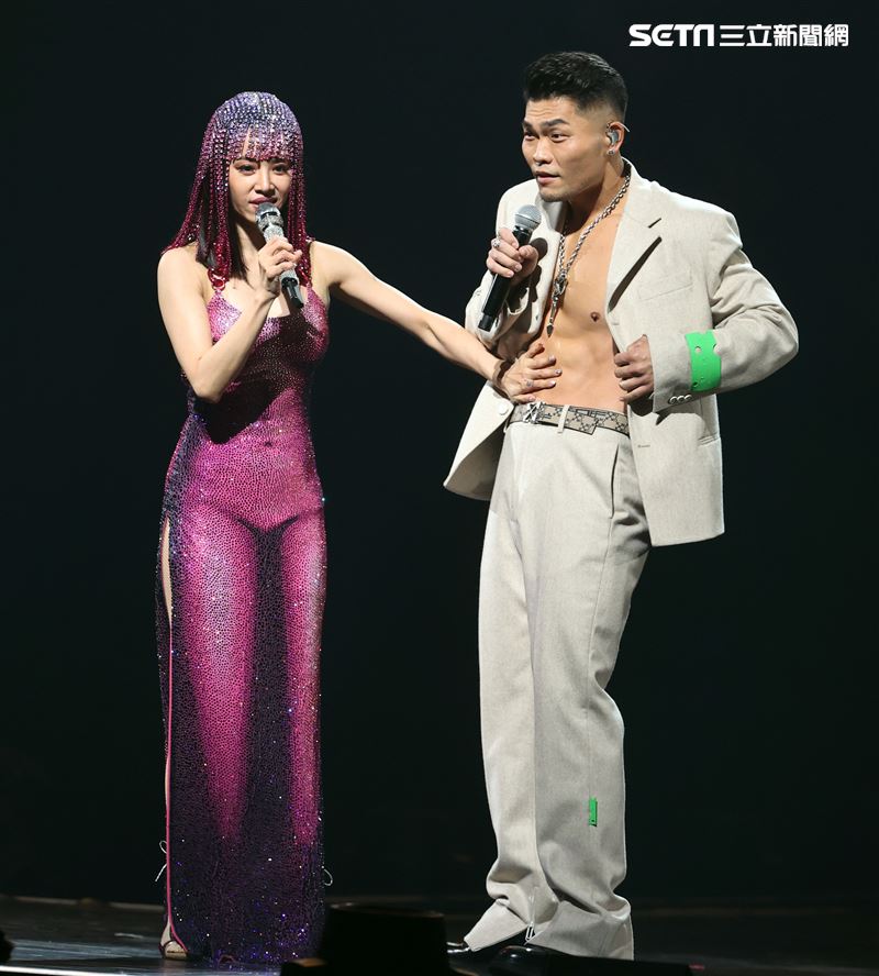 蔡依林第四場演唱會特別嘉賓李玖哲。（記者邱榮吉/攝影）
