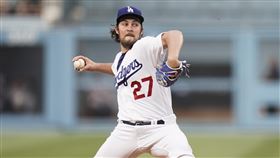 ▲道奇指定轉讓賽揚強投包爾（Trevor Bauer）。（圖／美聯社／達志影像）