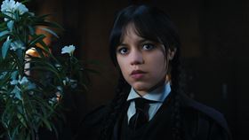 《星期三》珍娜奧蒂嘉（Jenna Ortega）。（圖／Netflix提供）