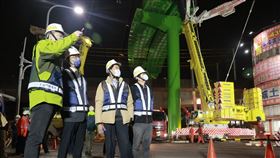 桃園市政府詹榮鋒秘書長前往視察並慰勞辛勤第一線工作人員(圖/桃園市政府)