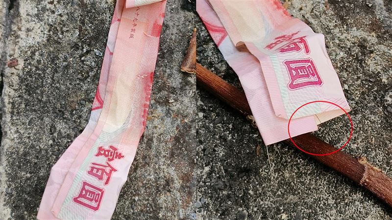 門口見100塊「夾頭髮」：放回去更尷尬…