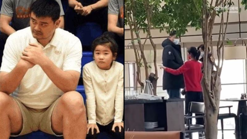 捕獲姚明一家　12歲女兒身高追平老媽