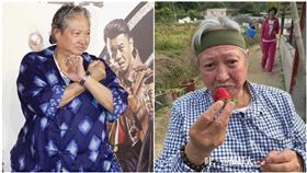 真的老了！洪金寶「暴瘦一圈、滿頭白髮」71歲坐輪椅現況曝光（圖／翻攝自洪天明抖音）