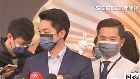 蔣萬安出席2023台灣燈會周邊商品發表記者會。