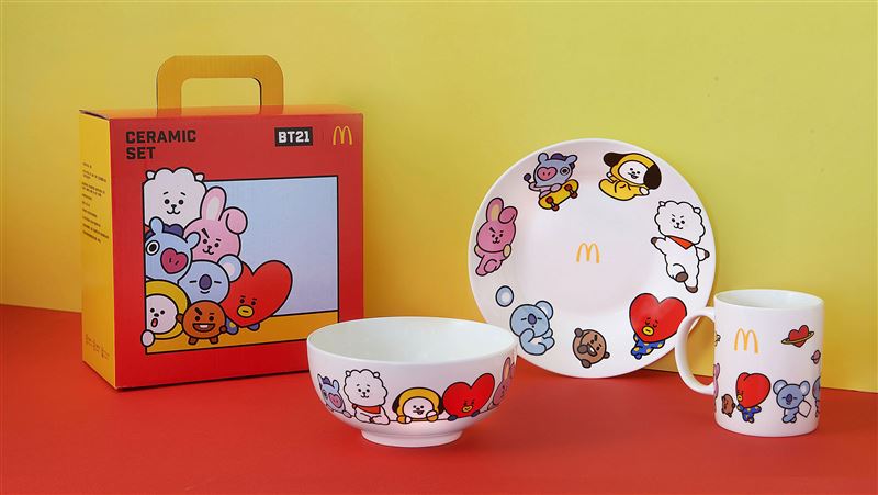 「BT21餐具組」不賣了！麥當勞喊卡原因曝