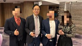 張善政在桃園停水期間出席餐敘（圖／翻攝自余信憲臉書）