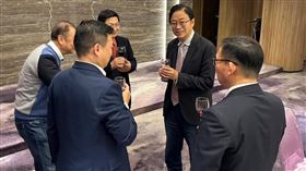 張善政在桃園停水期間出席餐敘（圖／翻攝自余信憲臉書）