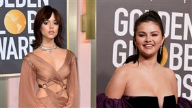 金球獎（珍娜奧特嘉、珍娜奧特嘉）。（圖／美聯社／達志影像）