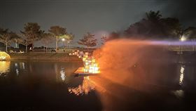 鹽水月津港燈節,起火,學生作品