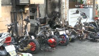 延燒9車！電動自行車起火5人嗆傷1女燙傷