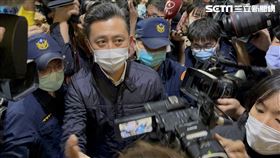 前新竹市長林智堅為了論文抄襲案出庭應訊。（圖／記者楊忠翰攝影）
