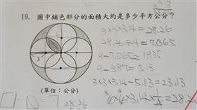  有網友PO出一道數學題目，好奇問「這是小學六年級的數學？」（圖／翻攝自PTT）