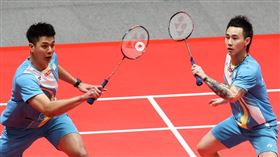 ▲台灣男雙盧敬堯、楊博涵歷經三局大戰惜敗地主隊。（圖／翻攝自BWF badminton）