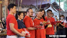 《詐團圓》邰智源、隋棠、藍鈞天、葉天倫、盧以恩、屁孩。（圖／記者廖俐惠攝影）