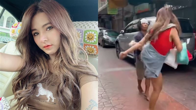 正妹被摸屁股怒了　跆拳道黑帶逼退癡漢