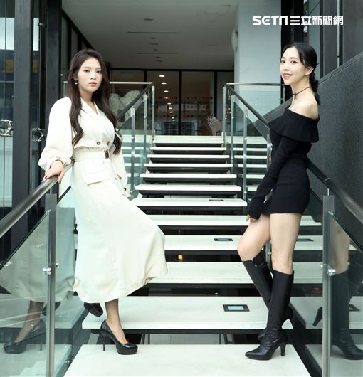 韓團FANATICS 家儀、到怡三立新聞網專訪。（記者邱榮吉/攝影）