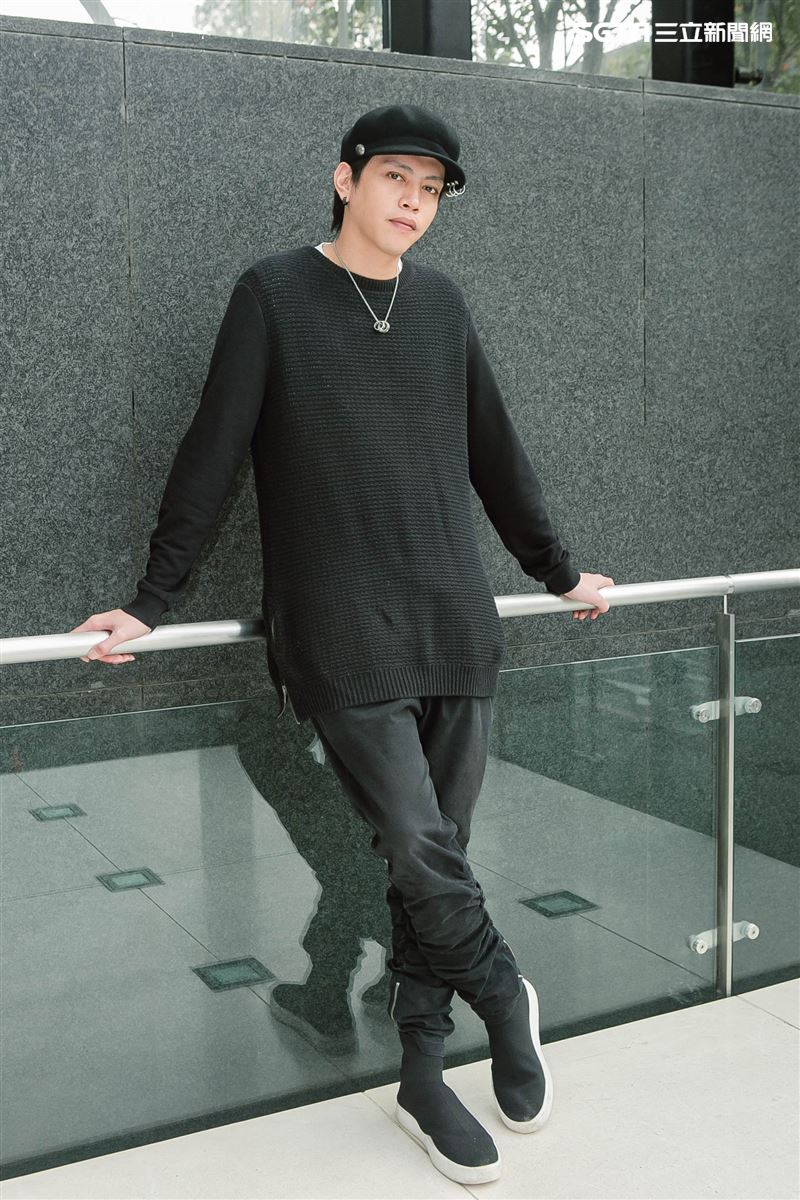 鯰魚哥三立新聞網專訪。 （圖／記者楊澍攝影）