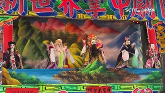 獨／酬神年度結算　掌中戲擠爆紫南宮廟埕