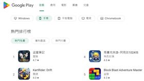 Google play首頁 截自官網