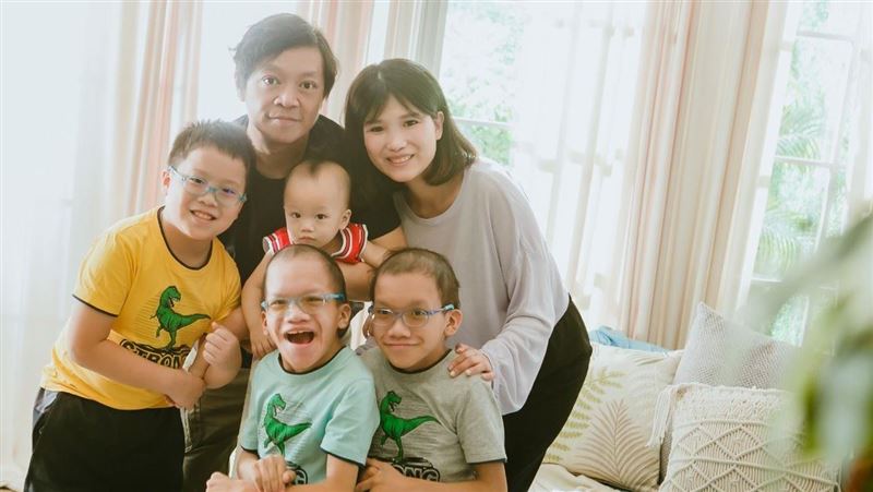 雙胞胎都是罕病兒！超強母生四兒不喊累