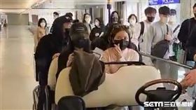 MAMAMOO抵達台灣桃園機場