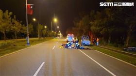 小解,慘死,追撞,花蓮,翻攝畫面