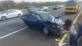 台南,國道1號,輔助駕駛,出包,新手,追撞,緩撞車,回堵