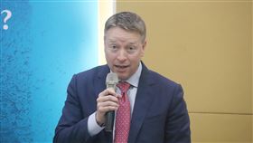 前白宮官員：美台密切合作是為阻止兩岸發生戰爭（2）前美國副國家安全顧問博明（Matt Pottinger）12日表示，美國與台灣和盟友密切合作，目的是阻止兩岸戰爭的發生。中央社記者呂佳蓉攝  112年1月12日