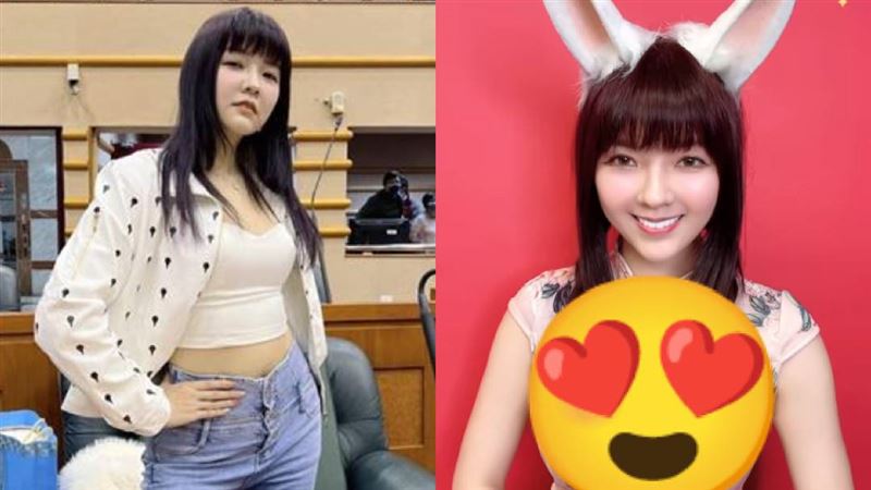 最兇議員扮白兔拜年！旗袍挖洞彎腰網嗨翻