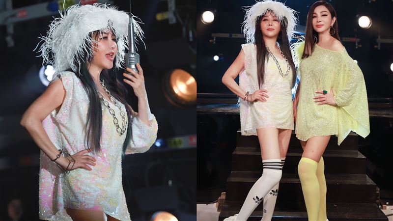 陳美鳳合體藍心湄熱舞　少女造型超逆齡