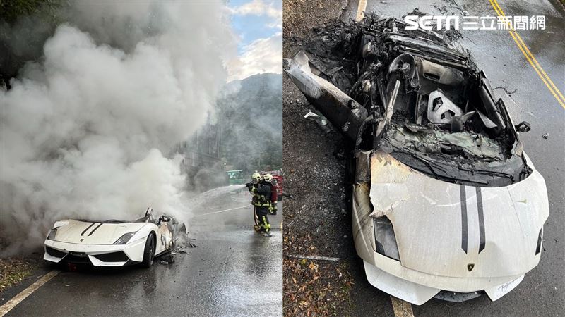 新北|北宜火燒車！「臨時車牌」小牛超跑行駛中到一半變火球　瞬間燒成廢鐵 | 社會 | 三立新聞網 SETN.COM