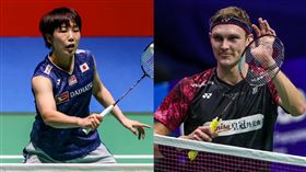 ▲球后山口茜、球王安賽龍（Viktor Axelsen）都僅用不到40分鐘就搶下4強門票。（圖／翻攝自BWF官方微博）