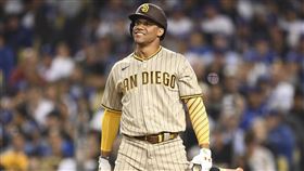 ▲索托（Juan Soto）與教士續簽1年2300萬美元合約來避免薪資仲裁。（圖／美聯社／達志影像）