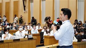 蔣萬安舉辦台北隊共識營活動。(圖/台北市政府提供)