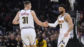 ▲穆雷（Jamal Murray）飆24分8助攻4籃板，率金塊取5連勝。（圖／美聯社／達志影像）