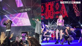 和碩尾牙邀請到謝金燕和玖壹壹助陣。（圖／記者吳康瑋攝）