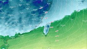 過年恐寒流來襲！「台北低溫剩探7度」時間點曝光(圖/翻攝自「台灣颱風論壇｜天氣特急」)