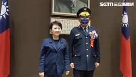 盧秀燕,台中市警察局長李文章(圖/翻攝畫面)