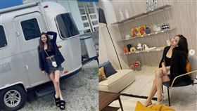 Grace身著火辣穿搭，好身材一覽無遺。（圖／翻攝自Instagram失控媽咪Grace）