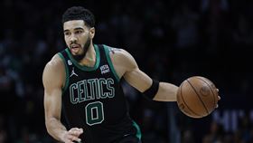 ▲泰坦（Jayson Tatum）生涯第5次單場破50分，塞爾提克隊史第1人。（圖／美聯社／達志影像）