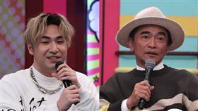 吳宗憲誇完兒子變臉問「還款進度」，鹿希派表情超尷尬。（圖／中天提供）　