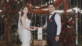 胡智爲與艾璐完成終身大事。（圖／悍創行銷提供）